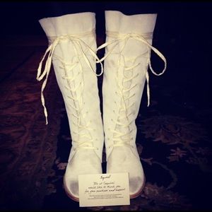 Custom made George Esquivel knee high boots